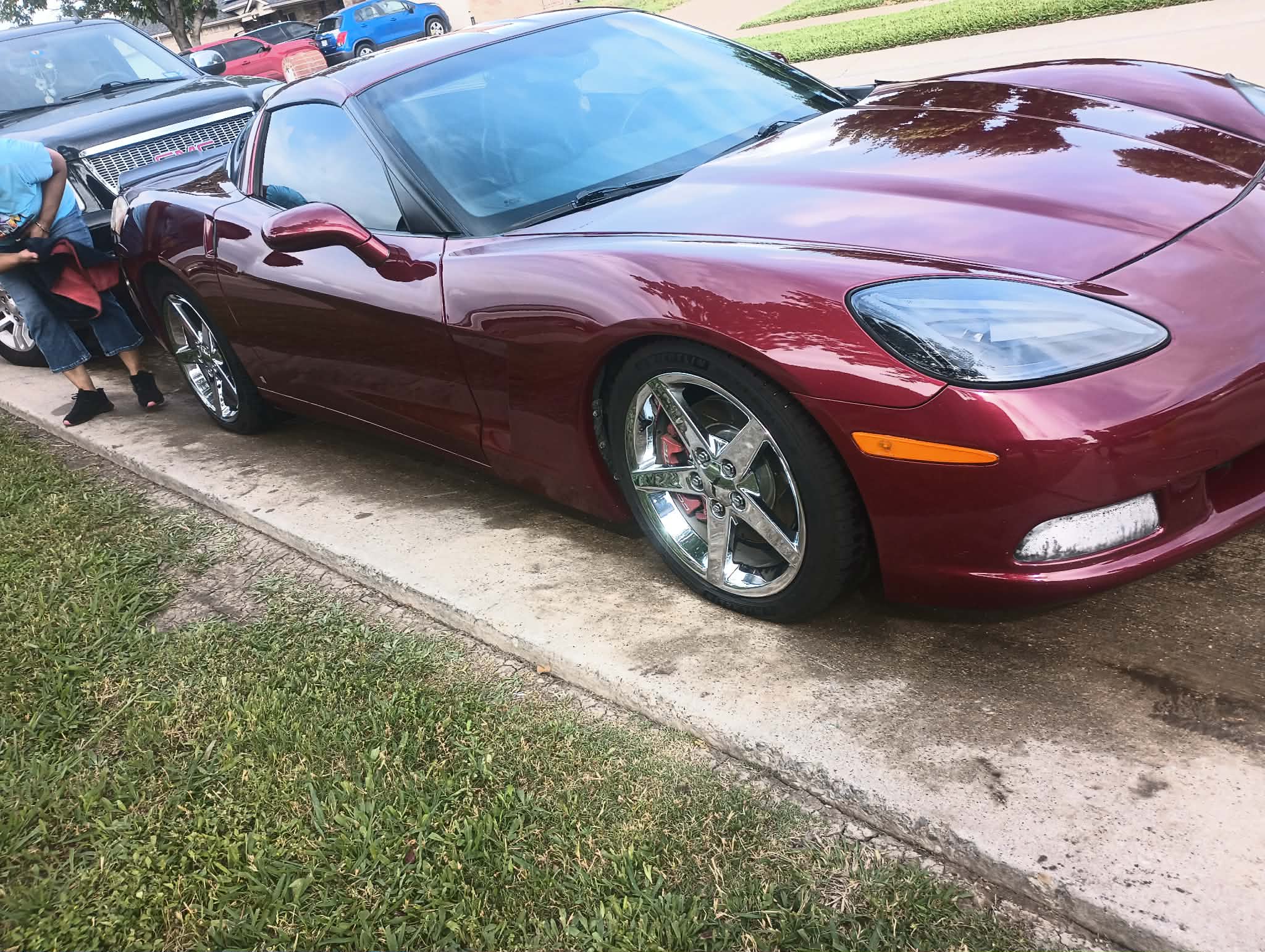 Freshly detailed Chevrolet Corvette with a deep, glossy finish